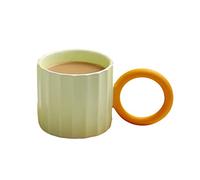 Wzxksoac Big Handle Japanese Ceramic Coffee Mug for Coffee Tea Milk Water Couple Mug Microwave Birthday Gift Coffee C