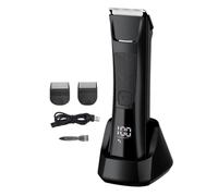 Wzxksoac Body Hair Trimmer for Men Groin Electric Manscaper Pubic Hair Remover Epilator Chest Grooming Clippers Waterproof, Fine Workmanship