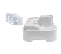 Wzxksoac Cat Water Fountain,Pet Drinking Fountain for Multiple Pet,Ultra Silent Cat Water Bowl,for Small Medium Cat Kitty
