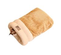 Wzxksoac Cat Winter Sleeping Bag Soft Plush Cat Sack Self Warming Cat Cave Bed for Indoor Cats Cat Hideaways Pet Snuggle Sack B