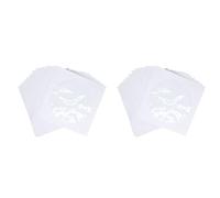 Wzxksoac CD DVD Sleeves, DVD CD Media Paper Envelop Sleeves Holder with Clear Window Close Flap White, Pack of 200