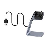 Wzxksoac Charging Dock Stand Station Base Wired Usb Cable for Charge3 / 4 / Charge3 Se Smart Watch Bracket Space Gray