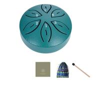 Wzxksoac Children'S Musical Instruments Orff Instruments Crafts Mini Hollow Drum 3 Inch 6 Tone Dark Green