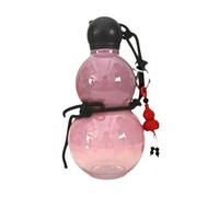 Wzxksoac Chinese Retro-Inspired Gourd Bottle 800ML Gourd Water Bottle Gourd Sports Water Bottle Large Capacity Flask Jug Drinking Gourd for Black Myth Game Fan Pink
