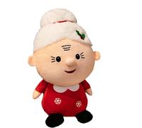 Wzxksoac Christmas Plush Toys Christmas Cartoon Doll Plush Soft Suitable for Baby Children Gifts Mrs. Santa