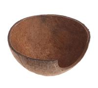 Wzxksoac Coconut Shell Reptile Hide Habitat Natural Lizard Spider Small Animal Cave House