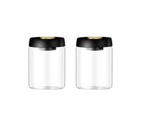Wzxksoac Coffee Beans Glass Jar Household Vacuum Sealed Tank Food Storage Organizer Household Kitchen Containers 900ml