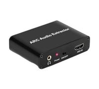 Wzxksoac -Compatible ARC Adapter, 192KHz -CompatibleI ARC Audio Extractor with Optical SPDIF,Coaxial,3.5mm L/R, Stereo