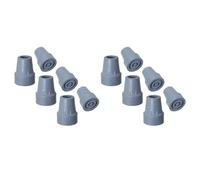 Wzxksoac Crutch Tips, 3/4Inch Heavy Duty Non-Slip Rubber Cane Tips, Replacement Cane Foot Caps, Crutch Pads,12 PCS