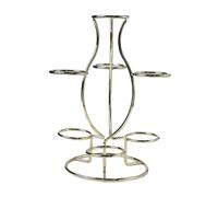 Wzxksoac Crystal Ball Seat Spheres Metal Holder Saving Space Multipurpose Ball Display Stand Crystal Ball Base for Bookcase, Easy Install A