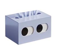 Wzxksoac Cute Small Expression Plastic Tissue Extractor Box(1pc), Ideal for Bedroom, Living Room, Car and Other Interior Decorations Scene B