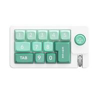 Wzxksoac Digital Mechanical Keyboard RGB Hot-Swappable Keyboard Macro Wired Mechanical Gaming Keyboard Joystick Custom Green