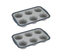 Wzxksoac DIY Silicone Cake Mold Baking Mold Nonstick Cake Mold Enduring Baking Mold Easy to Demould Clean 2PCS