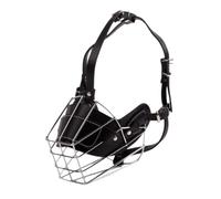Wzxksoac Dog Mouth Guard Adjustable Dog Mouth Mesh Muzzle Dog Barking Stopper Pet Supplies XL
