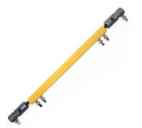Wzxksoac Double Kick Drum Pedal Drive Shaft Steel Drum Pedal Linkage Connector Arm,Yellow