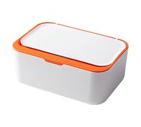 Wzxksoac Dust-Proof Tissue Box/Storage Box/Mask/Tissue Box/Mask Storage Box Orange