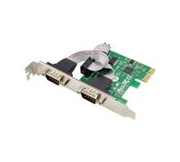 Wzxksoac Expansion Card ST316 PCIe X1 AX99100 2S DB-9 Pin RS232 COM Port Multi-Function Convenient Expansion Card Computer Spare Parts Accessories Parts