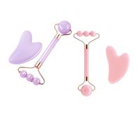 Wzxksoac Face Lift Resin Guasha Board Roller Double Head Massage Eyes Tighten Face Spa Massager Beauty Skincare