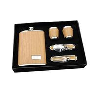 Wzxksoac Flask Set Whiskey Wine Stainless Steel Flagon Bottle Travel Drinkware for Outdoor Travel Flagon 9OZ