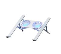 Wzxksoac Foldable Laptop Stand with Cooling Fan Cooler Pad for Tablet Enhanced Cooling Support and Portable Design C