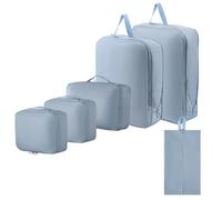 Wzxksoac For Luggage and Clothing Compression Pclothes Storage Bags- 6-Piece Set, Design Classification B