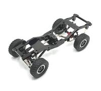 Wzxksoac For MN 1/12 MN82 LC79 RC Car Spare Parts Metal Upgrade Carframe Modification Chassis Frame Kit Black