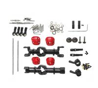 Wzxksoac For MN D90 D91 D96 MN98 MN99S Metal Front Rear Axle and Drive Shaft Kit 1/12 RC Car Upgrade Parts Accessories