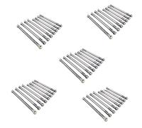 Wzxksoac For MN86S MN86 MN86KS MN86K MN G500 Upgrade Parts 40PCS Metal Pull Rod Link Rod Linkage 1/12 RC Car Accessories,Titanium