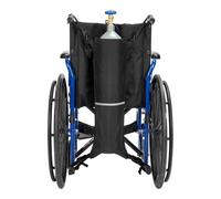 Wzxksoac for Wheelchair Compatible Oxygen Tank Holder Adjustable Straps, Portable D& E Cylinder Transport Bag