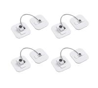 Wzxksoac Fridge Lock,Refrigerator Locks,Freezer Lock with Key for Child Safety,Locks to Lock Fridge and Cabinets-4Pack