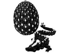 Wzxksoac Glow-In-The-Dark Mysterious Dragon Egg 3D-Printed Dinosaur Finger Toy Crystal Figurine 3D-Printed