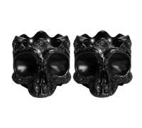 Wzxksoac Gothic Halloween Skull Rack Resin Craft Egg Rack