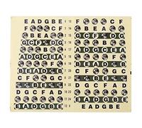 Wzxksoac Guitar Stickers Guitar Stickers Fingerboard Sticker Guitar Chord Stickers Fingerboard Sticker