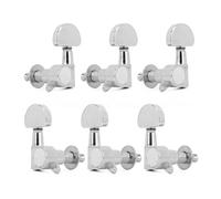 Wzxksoac Guitar String Knob Folk Guitar Ukulele Knob Fully Enclosed Classical String Silver