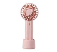 Wzxksoac GXZ-F851 Mini Palm Fan, USB Charging Silent, Handheld Small Fan for Office and Dormitory(Pink)
