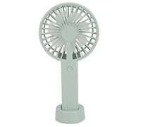 Wzxksoac Handheld Personal Fan USB Portable Desktop Mini Fan Mini Cooler with LED Light Travel Outdoor Home Office Quiet Desk Fans-Green