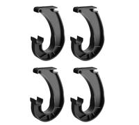 Wzxksoac Hanging Closet Pole Support Closet Rack Bar Bracket Sturdy J-Shaped Closet Bracket