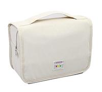 Wzxksoac Hanging Cosmetic Organizer Portable Travel Luggage Pouch Suitcase Makeup Organizer Wash Storage Bag Creamy-White