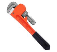 Wzxksoac Heavy Duty 8 Inch Adjustable Pipe Wrench - Mini Straight Plumbing Tool for Tight Spaces & DIY Repairs