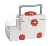 Wzxksoac Household Storage Box Multifunctional Ambulance Medicine Box Large Capacity Portable Grey