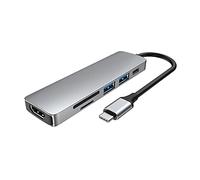 Wzxksoac Hub USB C Converter Type C to -Compatible 4K VGA Multi USB 3.0 PD Dock Station Docking Station USB C