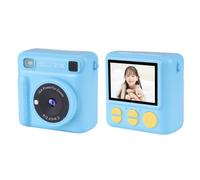 Wzxksoac Instant Print Camera 1080P HD Digital Video Cameras with 3Print Paper Portable Travel Toy Camera for Kids BirthdayGift,A