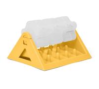 Wzxksoac Interactive Slow Feeder Dog Bowl - Puzzle Toy for Relief and Boredom Dog Feeding Toy Puzzle Cat Bowl Controlled Feeding Yellow