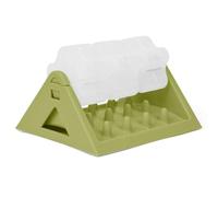 Wzxksoac Interactive Slow Feeder Dog Bowl - Puzzle Toy for Relief and Boredom Dog Feeding Toy Puzzle Cat Bowl Controlled Feeding Green