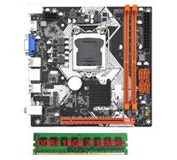 Wzxksoac ITX H110 Computer Motherboard with 16G 2133Mhz DDR4 RAM LGA1151 DDR4 Supports 32GB Gigabit Ethernet M.2 Nvme PCI-E 16X Spare Parts