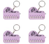 Wzxksoac Keychains for Electronic Keyboard, Instrument Keychains Pocket Size Micro-Type Piano Toy Keychain Bag Charm Key Chain Easy to Use -B