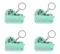 Wzxksoac Keychains for Electronic Keyboard, Instrument Keychains Pocket Size Micro-Type Piano Toy Keychain Bag Charm Key Chain Easy to Use -E
