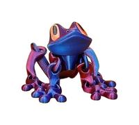 Wzxksoac Kitchen Home Decoration Office Animal Desk Toy Refrigerator Magnet 3D Printed Simulated Tree Frog Joint Movable B