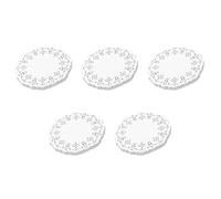 Wzxksoac Lace Doilies Paper 500 Pcs,4.5 Inch Decorative Round Placemats,Liners for Cake,Desserts Baked Treat Tableware Display