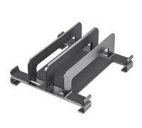 Wzxksoac Laptop Stand Holder Adjustable Vertical Desktop Notebook Dock Space-Saving Computer Stand Gray